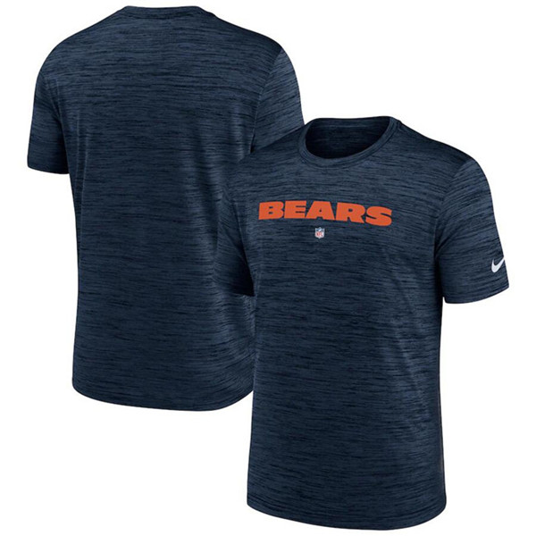 Men's Chicago Bears Navy Chicago Bears Velocity Performance T-Shirt